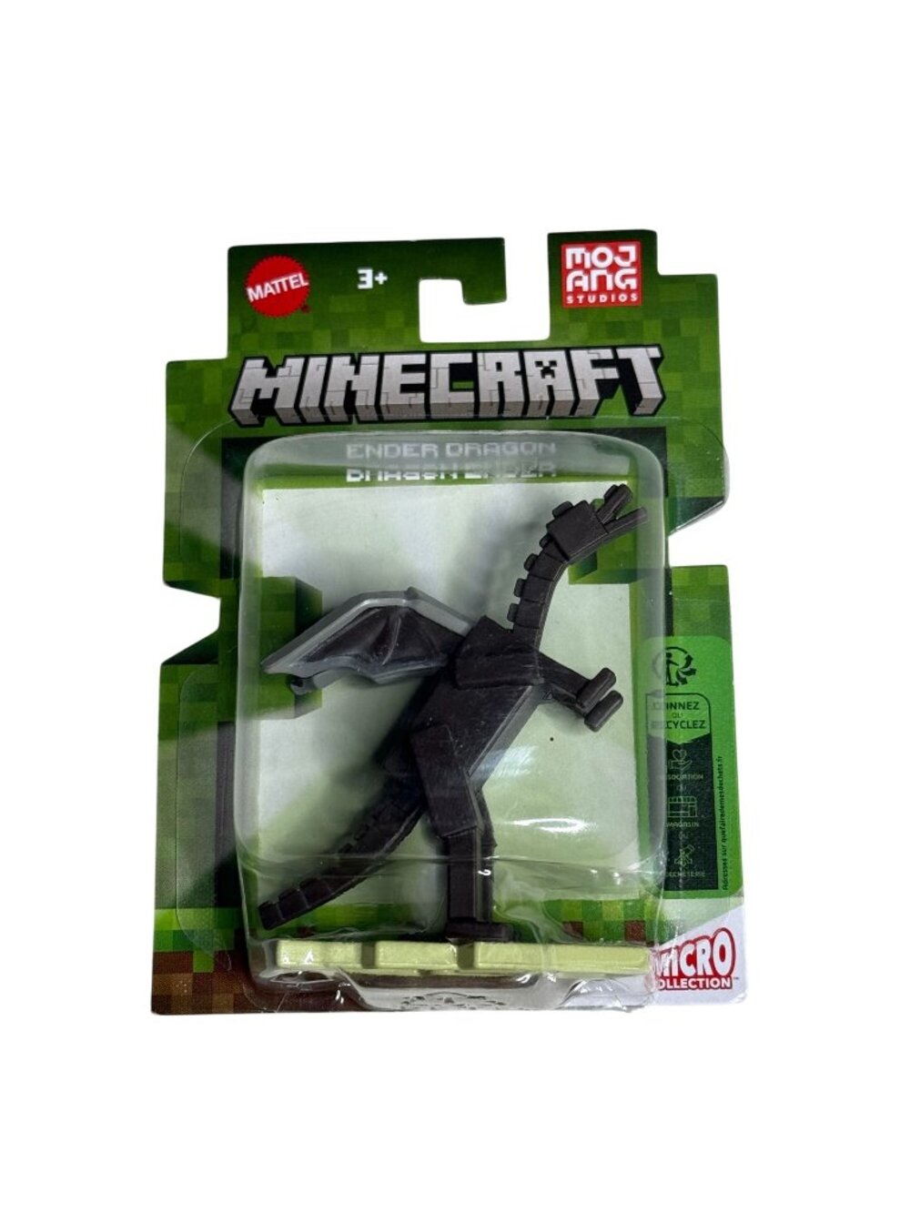 Minecraft Ender Dragon Figure Mattel Micro Collection Toy New